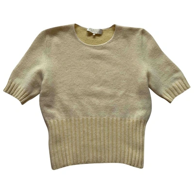 Pre-owned Marella Wool Jumper In Yellow