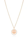 Messika Women's Lucky Move Mm 18k Rose Gold & Diamond Pendant Necklace