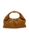 Bottega Veneta Small The Shoulder Pouch Leather Bag In Brown