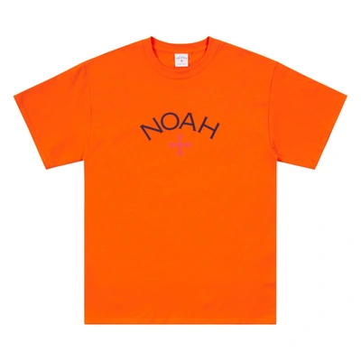 Pre-owned Noah  Core Logo Tee Orange