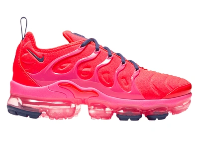Pre-owned Nike Air Vapormax Plus Bright Crimson Pink Blast (women's) In Bright Crimson/court Purple/aurora