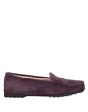 Tod's Loafers In Purple