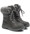 Ugg Women's Adirondack Iii Faux Shearling-lined Leather Boots In Charcoal