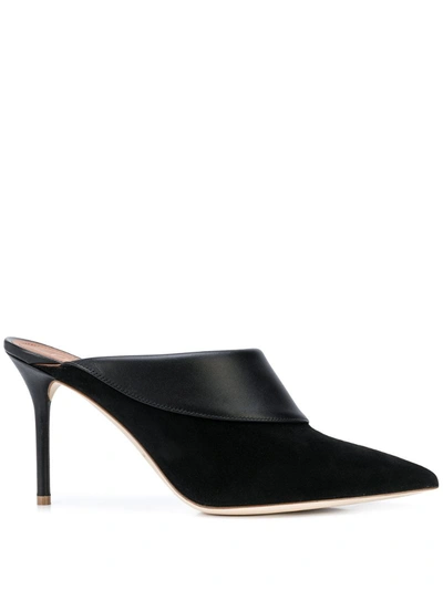 Malone Souliers Tilly 95mm Contrast Mules In Black