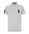 Polo Ralph Lauren Big Polo Pony Polo Shirt In Andover Heather