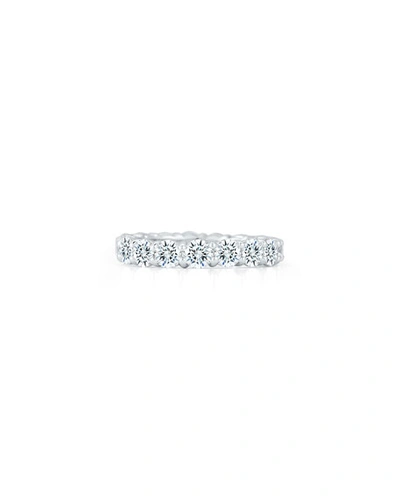 Nm Diamond Collection Platinum Round Diamond Eternity Ring Size 6 3/4