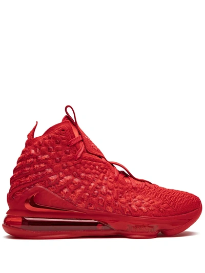 Nike Lebron 17 Basketball Shoe In Red