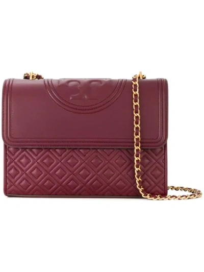 Tory Burch Fleming Convertible Shoulder Bag In Red