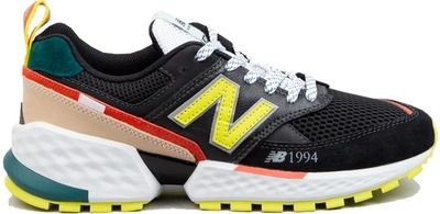 Pre-owned New Balance  574 Sport Outdoor Pack In Black/yellow-orange