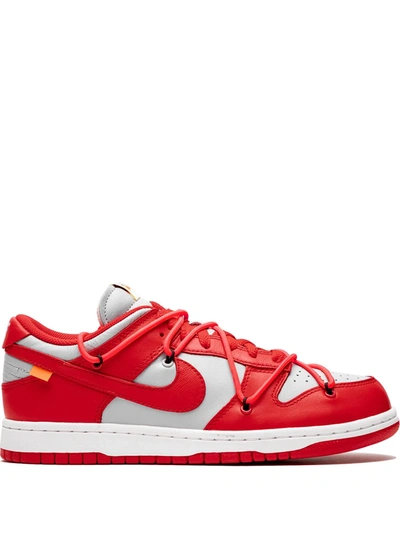 Nike Dunk Low Sneakers In Red