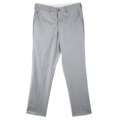 Pre-owned Emporio Armani Grey Wool Josh Line Tailored Trousers M
