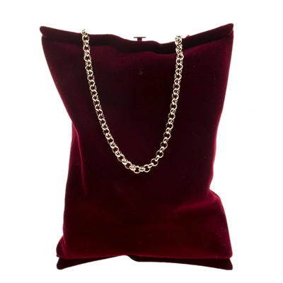 Pre-owned Anya Hindmarch Burgundy Velvet Crisp Packet Flocked Evening Bag