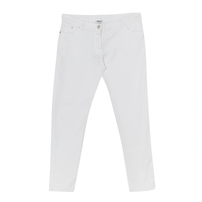 Pre-owned Kenzo White Stretch Denim Tapered Jeans M