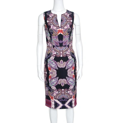 Pre-owned Etro Multicolor Paisley Printed Sleeveless Midi Dress S