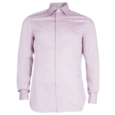 Pre-owned Ermenegildo Zegna Men's Pink Shirt Xxs