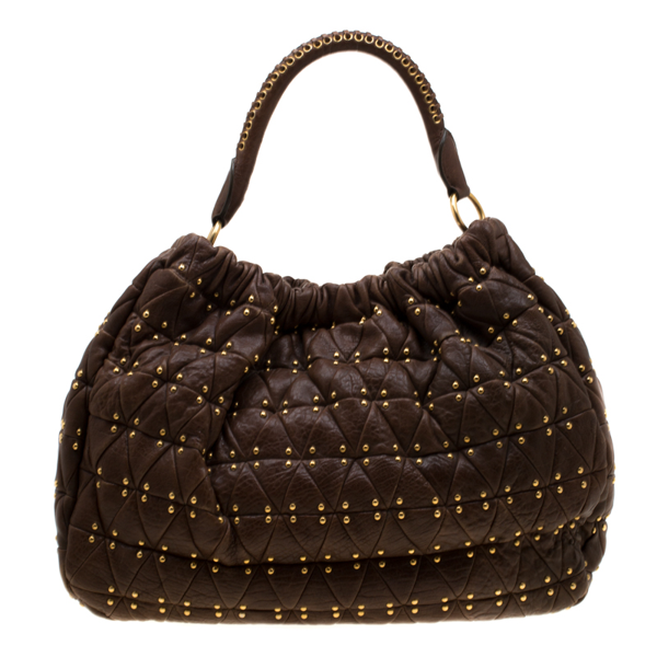 miu miu brown purse