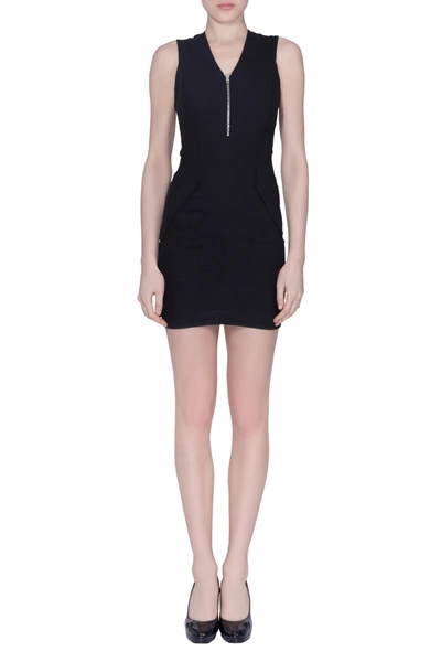 Pre-owned Iro Black Linen Blend Sleeveless Trever Mini Dress S