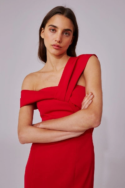 C/meo Collective Caliber Gown In Red