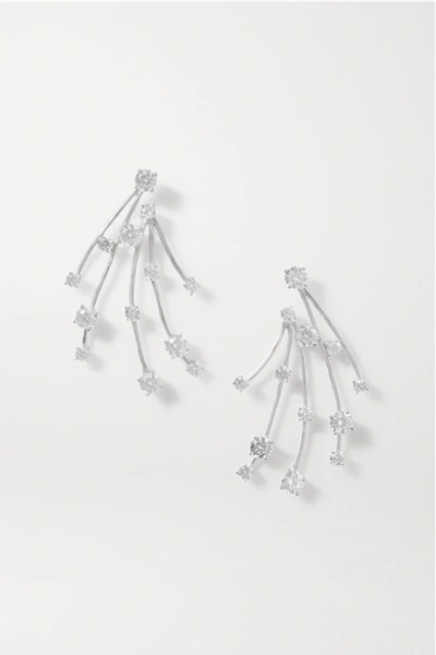 Panconesi Constellation Silver Crystal Earrings