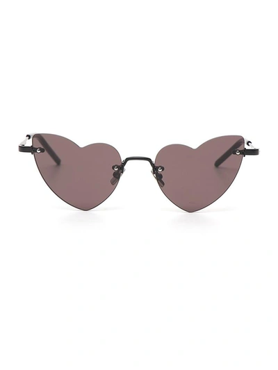 Saint Laurent Eyewear New Wave Loulou 254 Sunglasses In Black