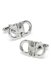 Cufflinks, Inc Men's Stainless Steel Horsebit Cufflinks In Silver