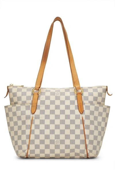 Pre-owned Louis Vuitton Damier Azur Totally Pm