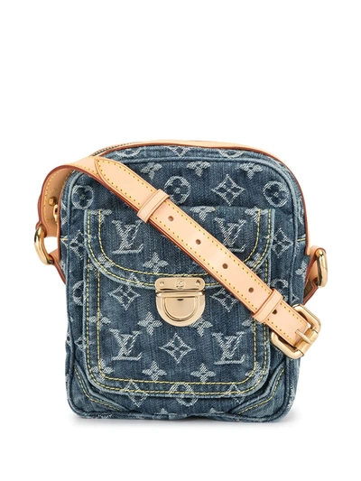 Pre-owned Louis Vuitton 2007  Camera Shoulder Bag In Blue