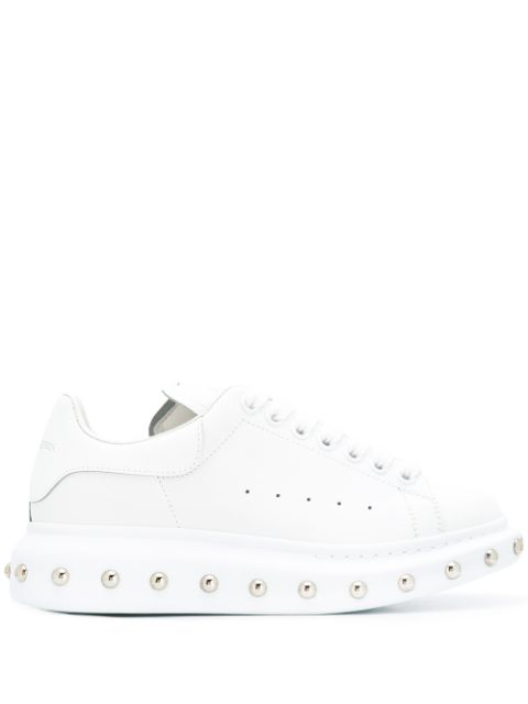 white studded trainers