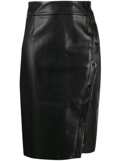 Sandro Fitted Pencil Skirt In Black