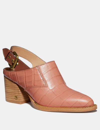 Coach Payson Slingback Bootie - Women's In Light Peach/1941 Saddle