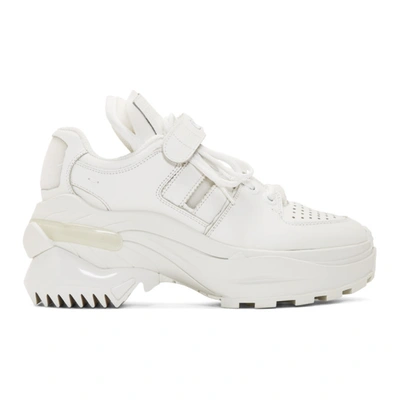 Maison Margiela Retro Fit Low-top Trainers In Bianco