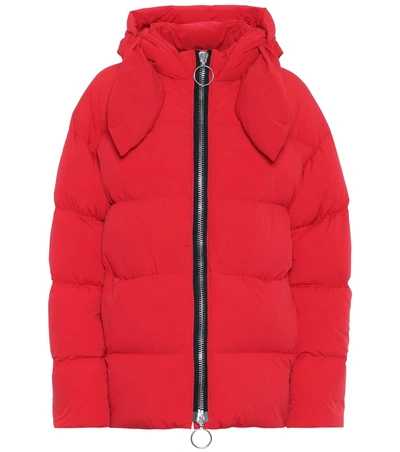 Ienki Ienki Dunlope Quilted Shell Hooded Down Coat In Coral