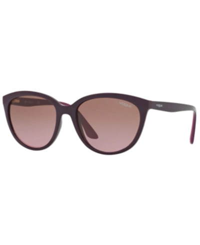 Vogue Eyewear Sunglasses, Vo5118si 57 In Purple/pink Gradient Brown