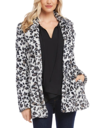 Karen Kane Leopard-print Faux-fur Jacket
