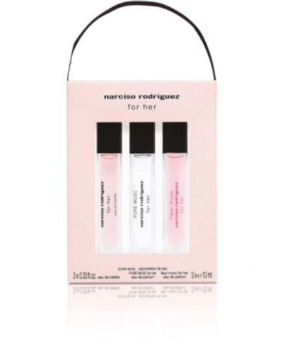 Narciso Rodriguez 3-pc. For Her Travel Spray Gift Set, Created For Macy's