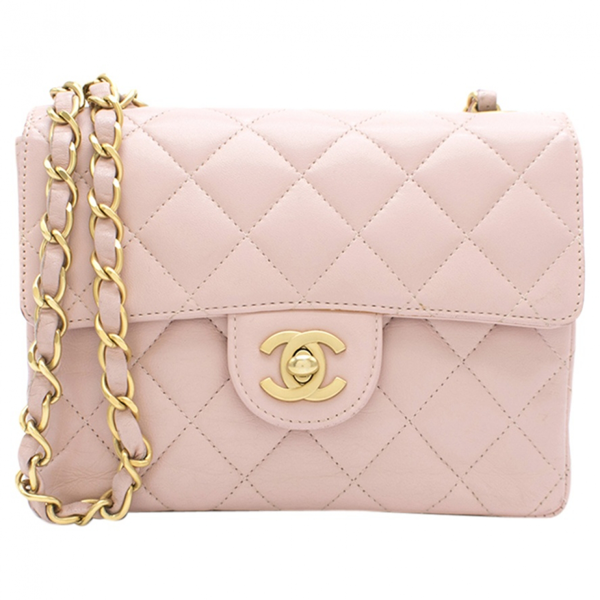 Pre-owned Chanel Timeless/classique Pink Leather Handbag | ModeSens