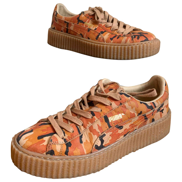 puma fenty trainer orange kids