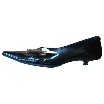 Pre-owned Rodolphe Menudier Black Leather Mules & Clogs