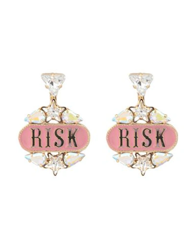 Lisa C Bijoux Earrings In Pink