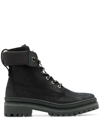 Tommy Hilfiger Colour Block Boots In Black