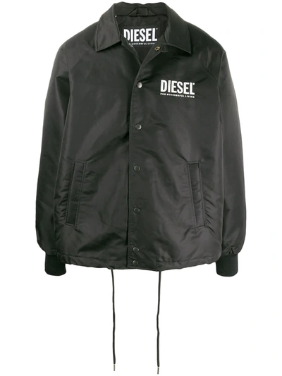 Diesel Mens J-akio-a Log Jacket In Black