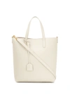 Saint Laurent Bold Shopping Tote Bag In Beige