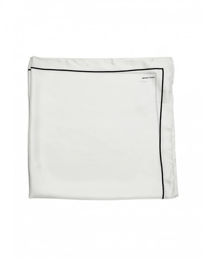 Oamc White Silk Scarf