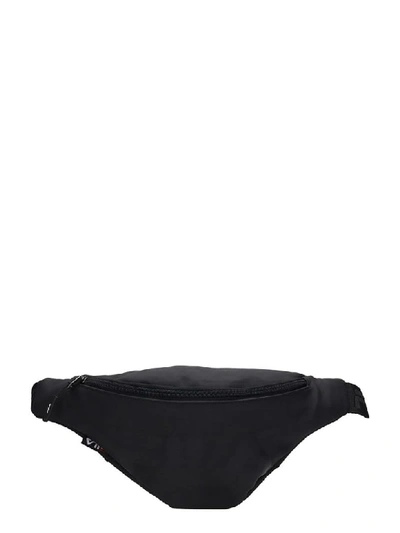 Fila Waist Bag Slim Waist Bag In Black Tech/synthetic