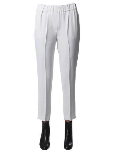 Brunello Cucinelli Regular Fit Pants In White