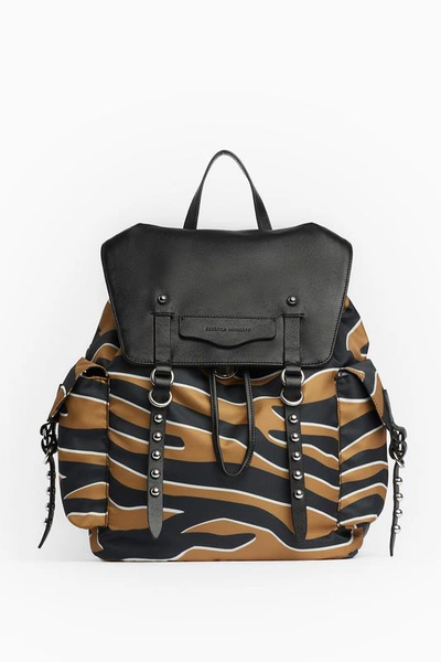 Rebecca Minkoff Bowie Nylon Backpack In Zebra