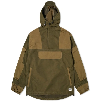 Vanquish Pullover Military Jacket In Green