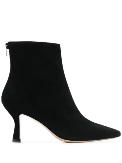 Leqarant Multicolor Ankle Boots In Black