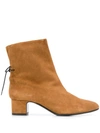 Leqarant Brown Suede Ankle Boots