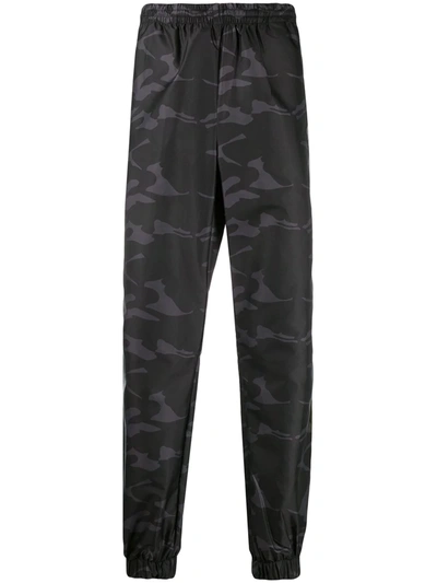 Hydrogen Camouflage-print Track Trousers In Black